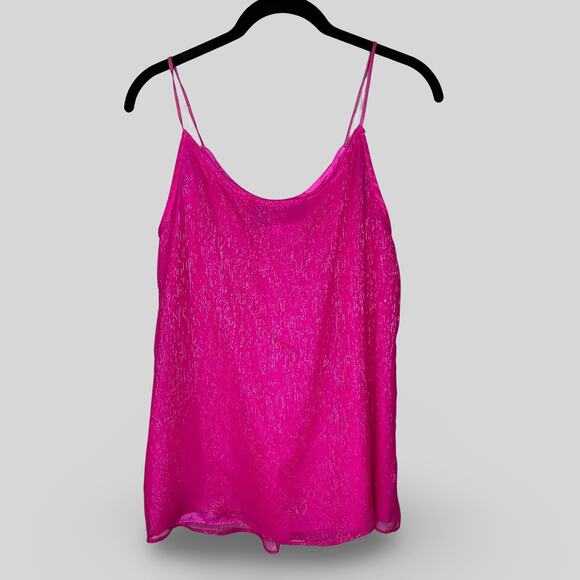 Rory Beca Metallic Pink Silk Top - Picture 5 of 6